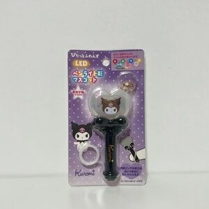 Sanrio Kuromi LED light magic wand keychain